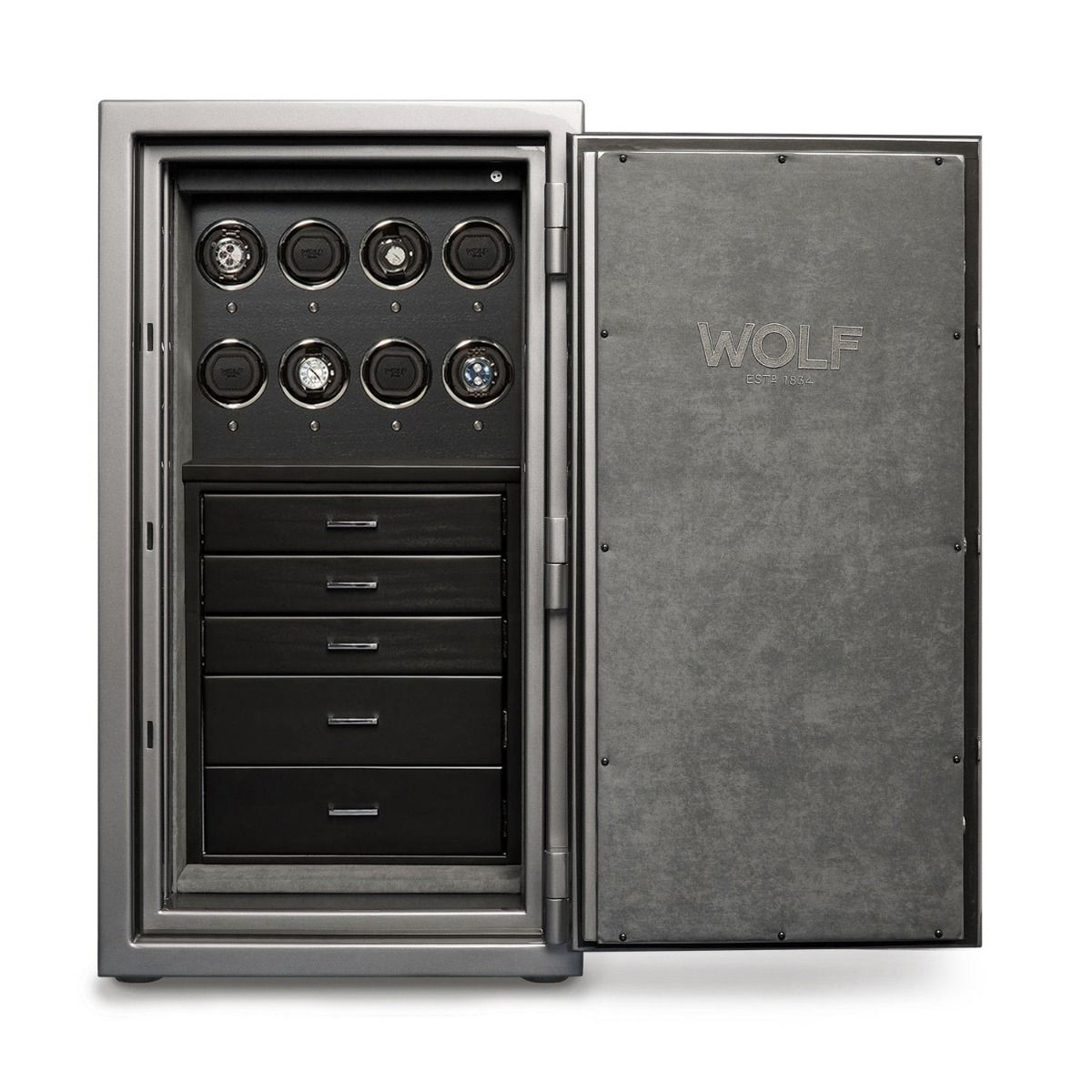 Atlas 8 Piece Winder Safe onyxgunmetal 16 Atlas 8 Piece Winder Safe onyxchrome