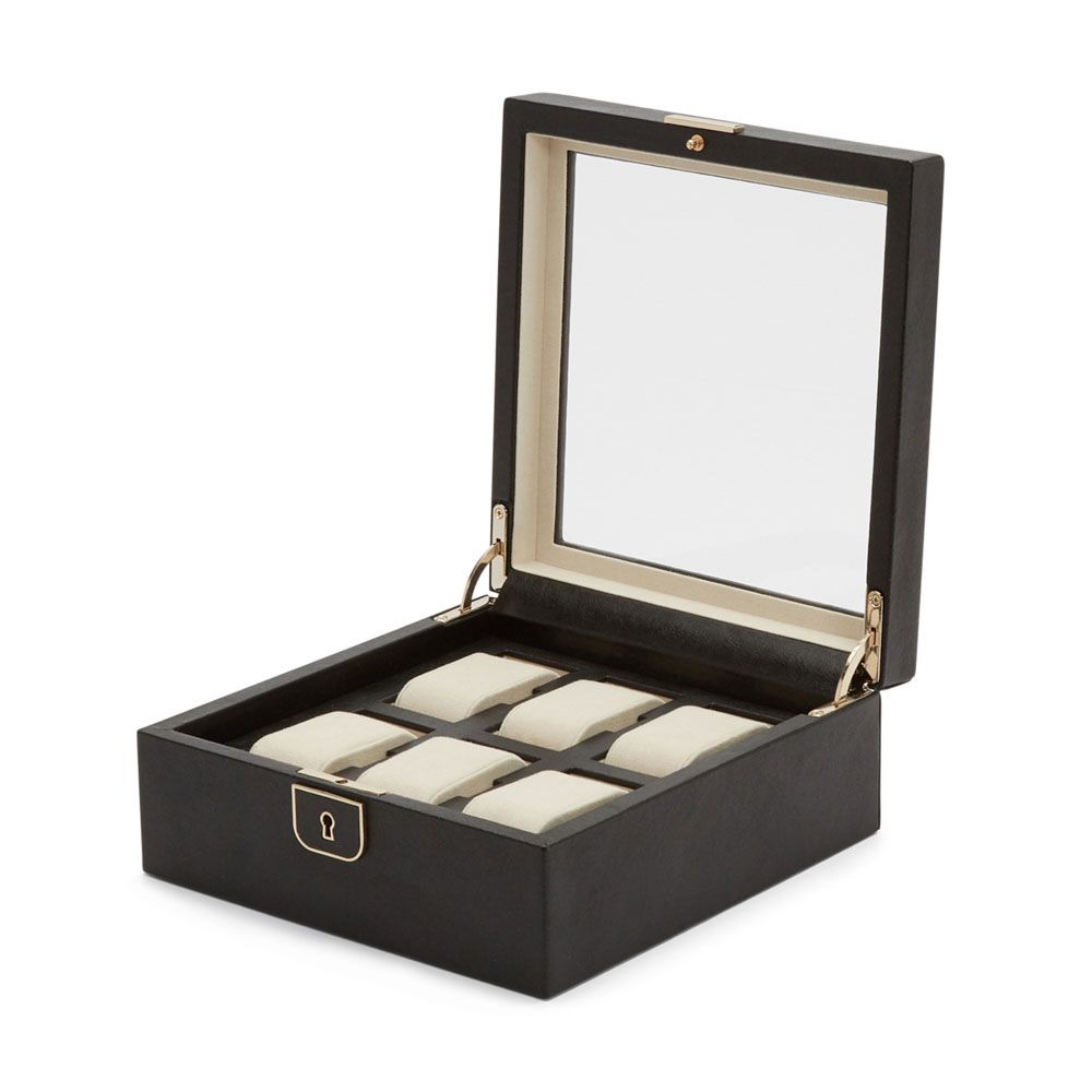 Palermo 6 Piece Watch Box blackanthracite