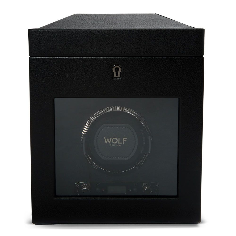 British Racing Single Watch Winder with Storage green 6 British Racing Single Watch Winder with Storage green