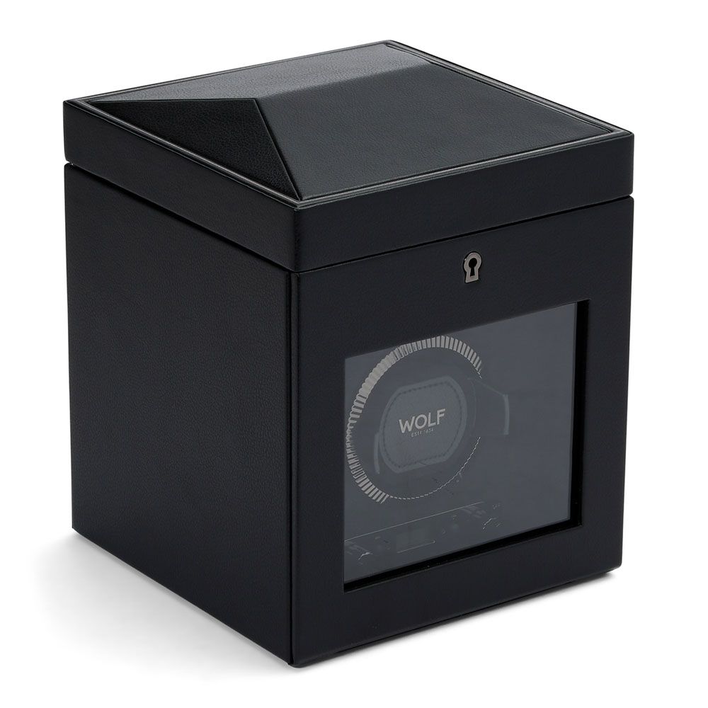 British Racing Single Watch Winder with Storage green 7 British Racing Single Watch Winder with Storage green
