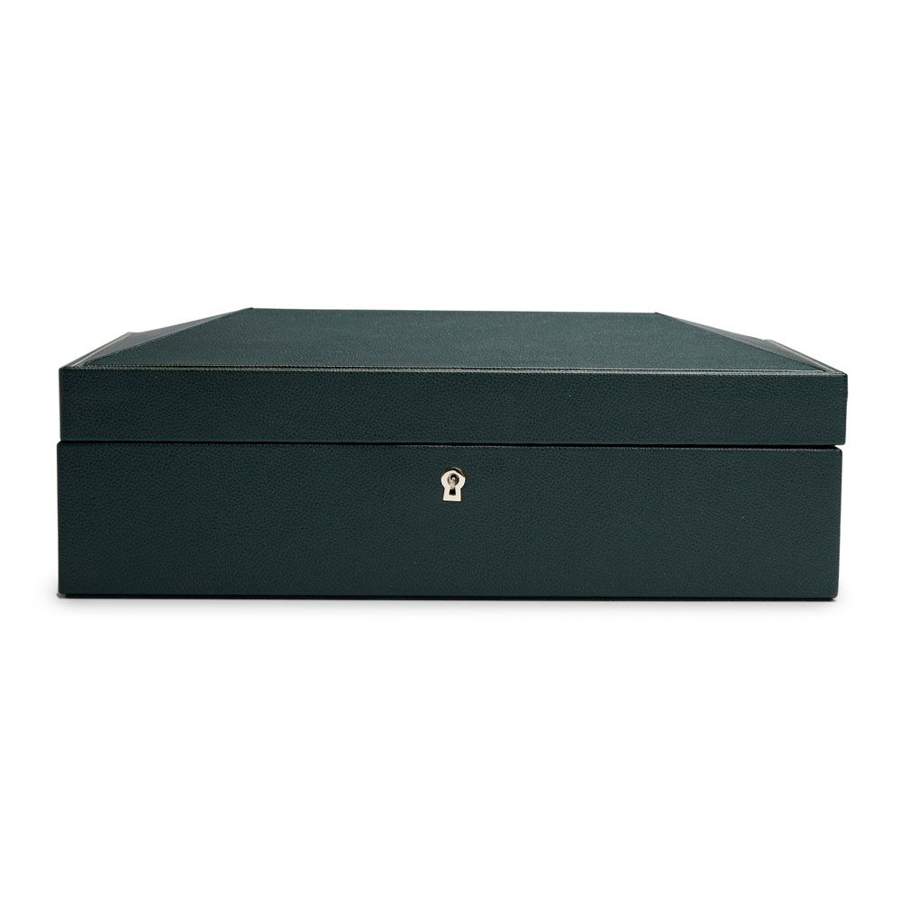 British Racing 10 Piece Watch Box green