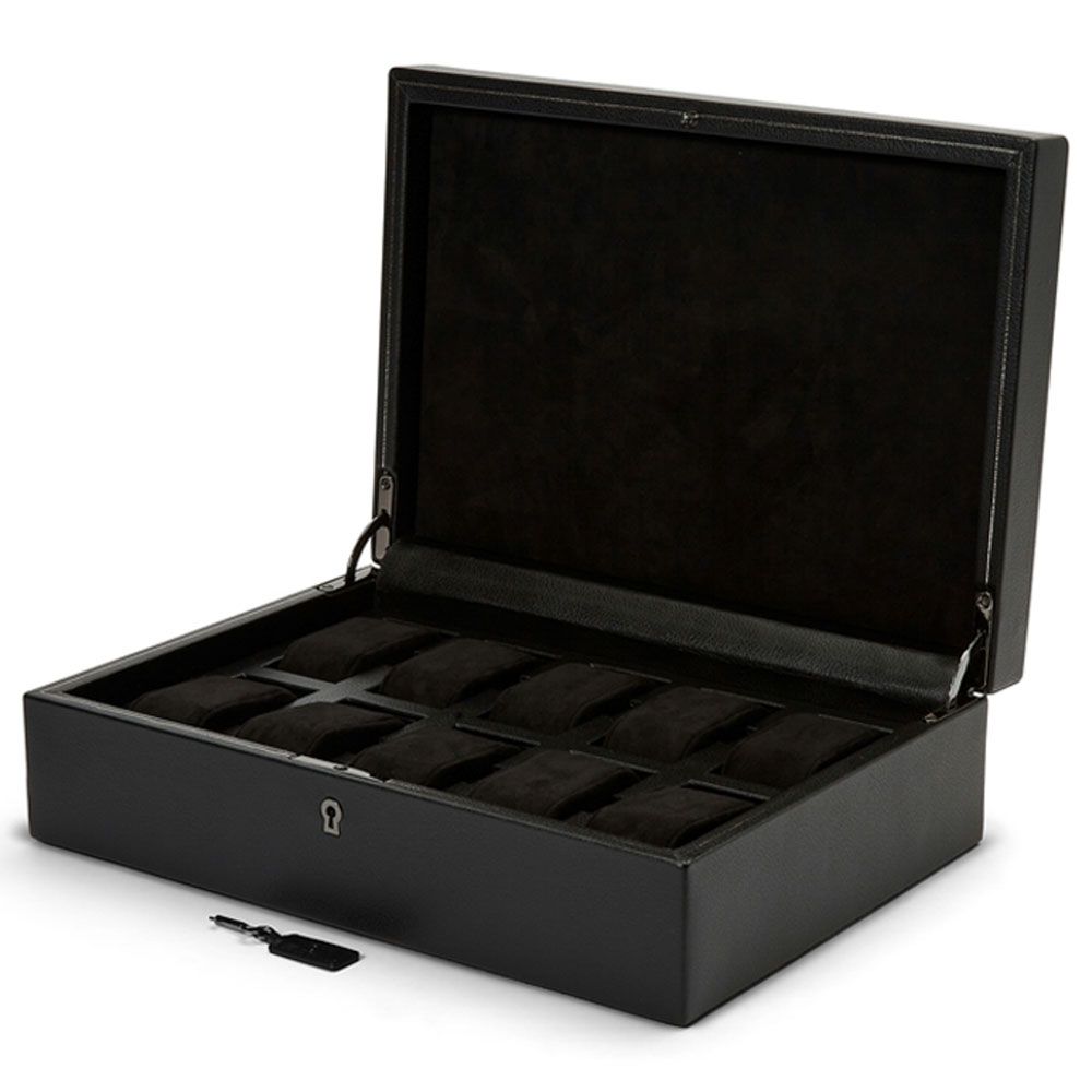 British Racing 10 Piece Watch Box black 8 British Racing 10 Piece Watch Box green
