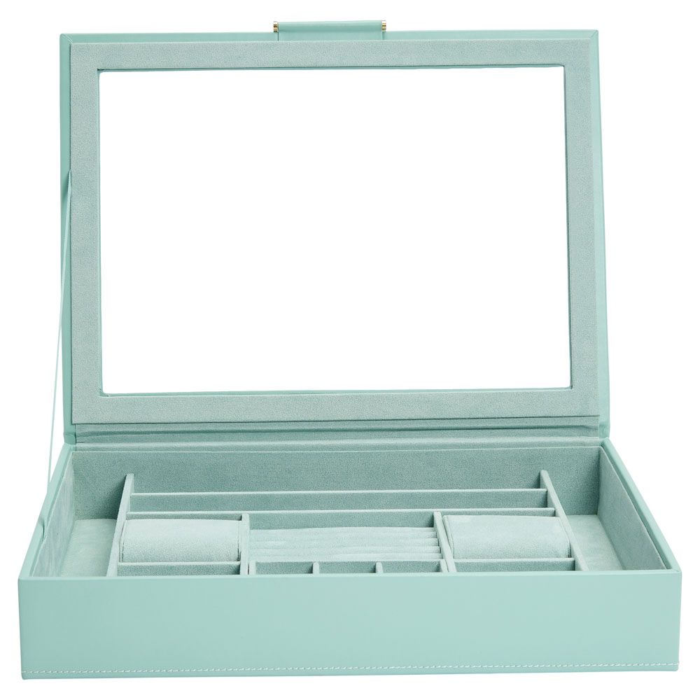Sophia Jewelry Box with Window forestgreen 3 Sophia Jewelry Box with Window forestgreen