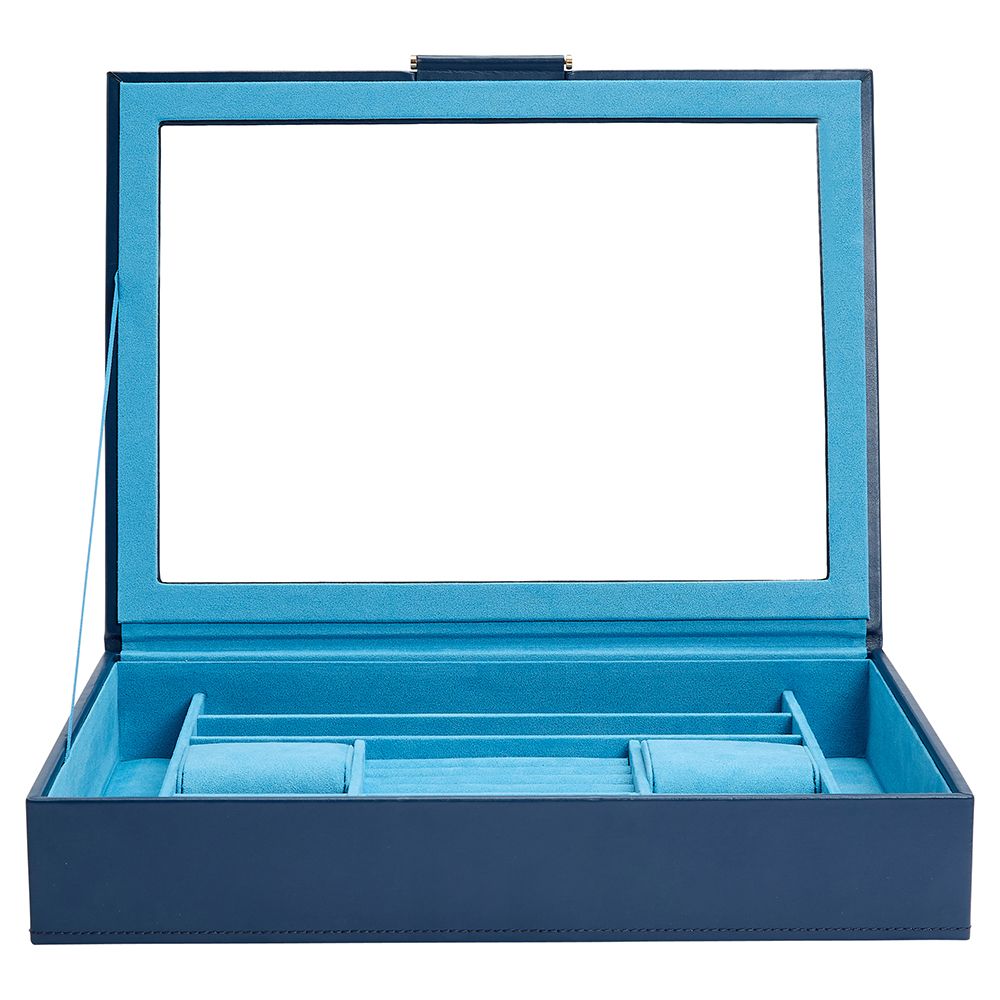 Sophia Jewelry Box with Window rosequartz