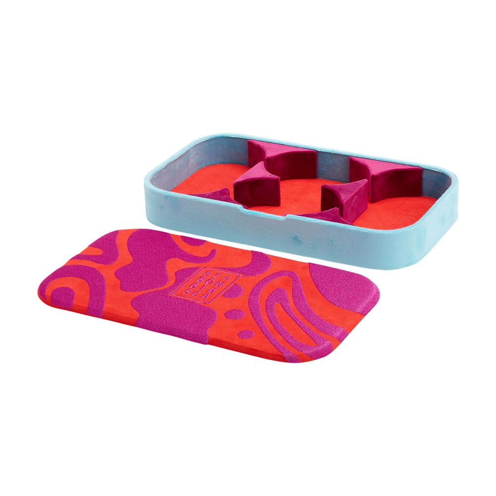 Bea Bongiasca Medium Tray redbluepurple