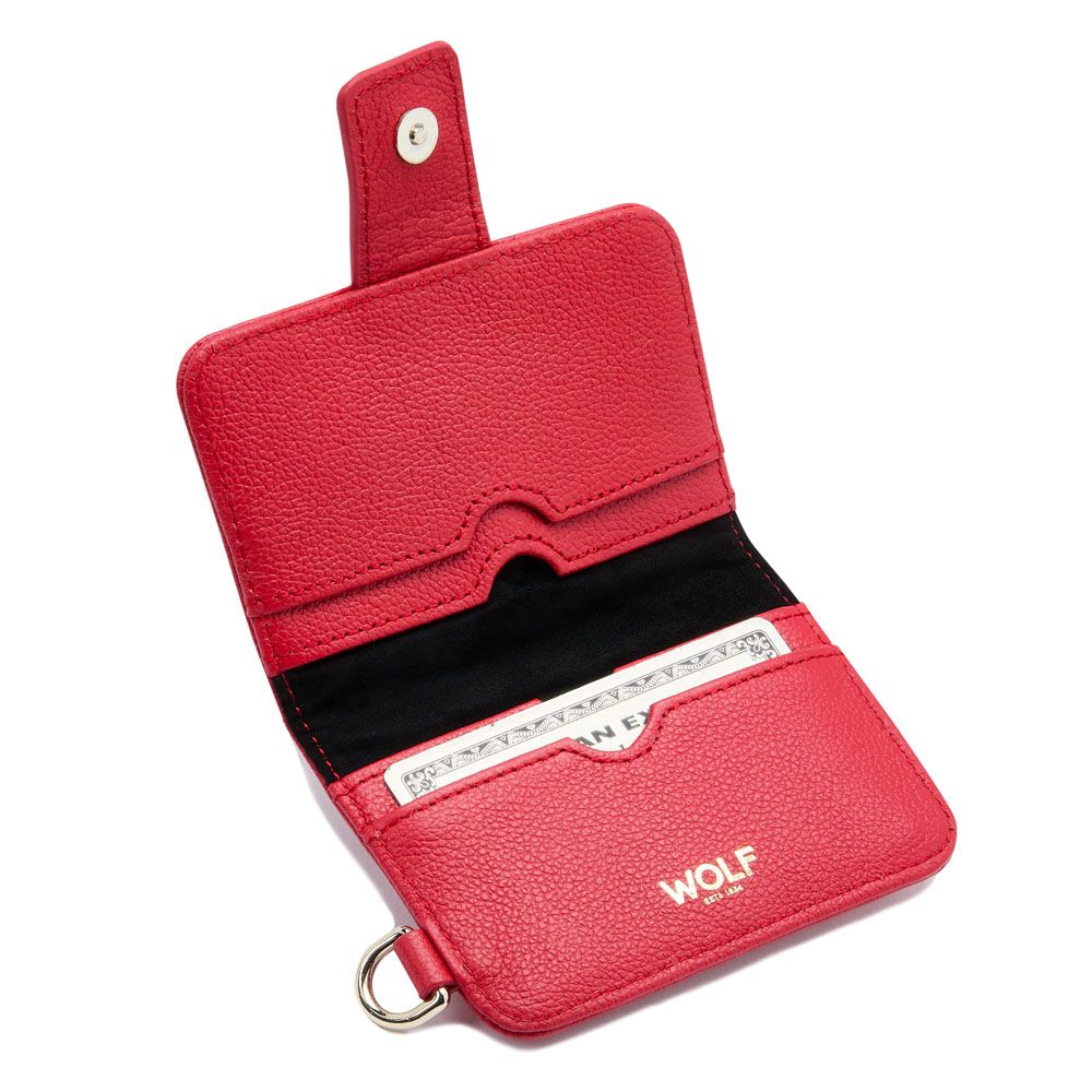 Mimi Credit Card Holder with Wristlet black 26 Mimi Credit Card Holder with Wristlet red