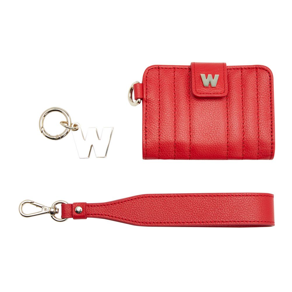 Mimi Credit Card Holder with Wristlet black 28 Mimi Credit Card Holder with Wristlet red