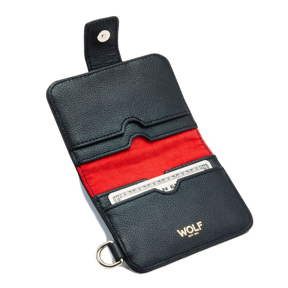 Mimi Credit Card Holder with Wristlet black 5 Mimi Credit Card Holder with Wristlet red