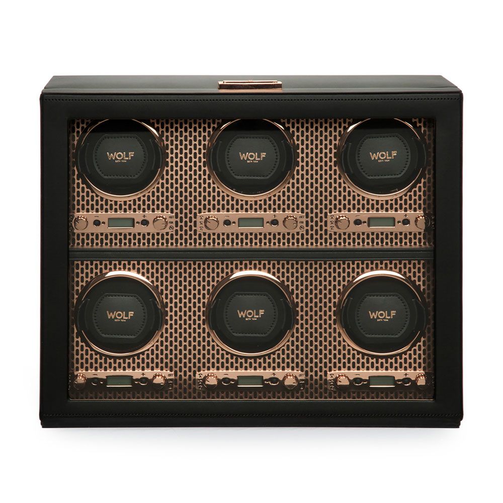 Axis 6 Piece Watch Winder powdercoat