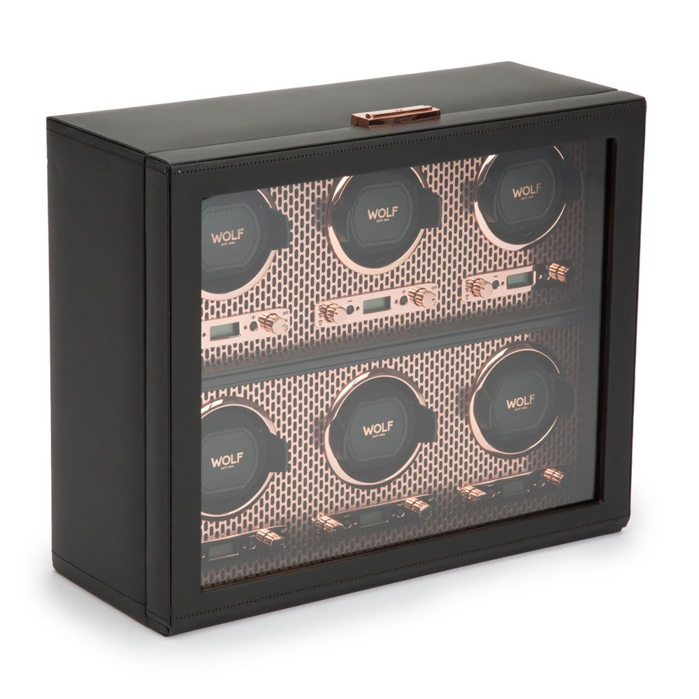 Axis 6 Piece Watch Winder powdercoat
