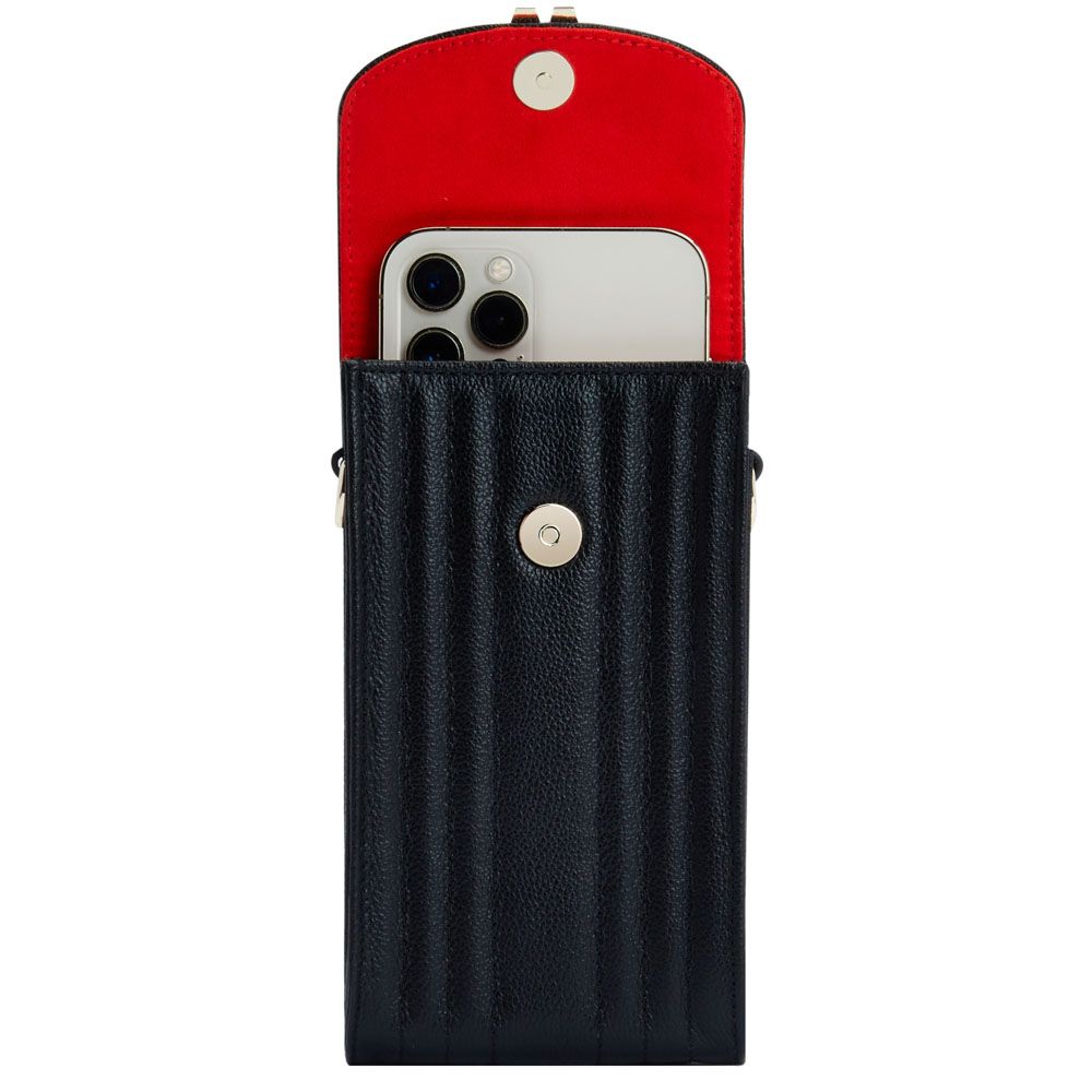 Mimi Phone Case with Wristlet & Lanyard pink 6 Mimi Phone Case with Wristlet & Lanyard black