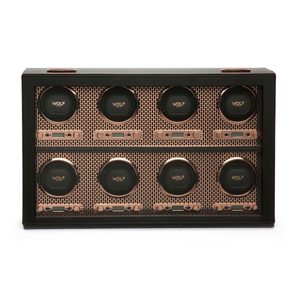 Axis 8 Piece Watch Winder copper