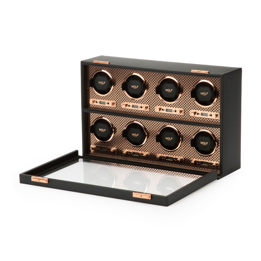 Axis 8 Piece Watch Winder copper