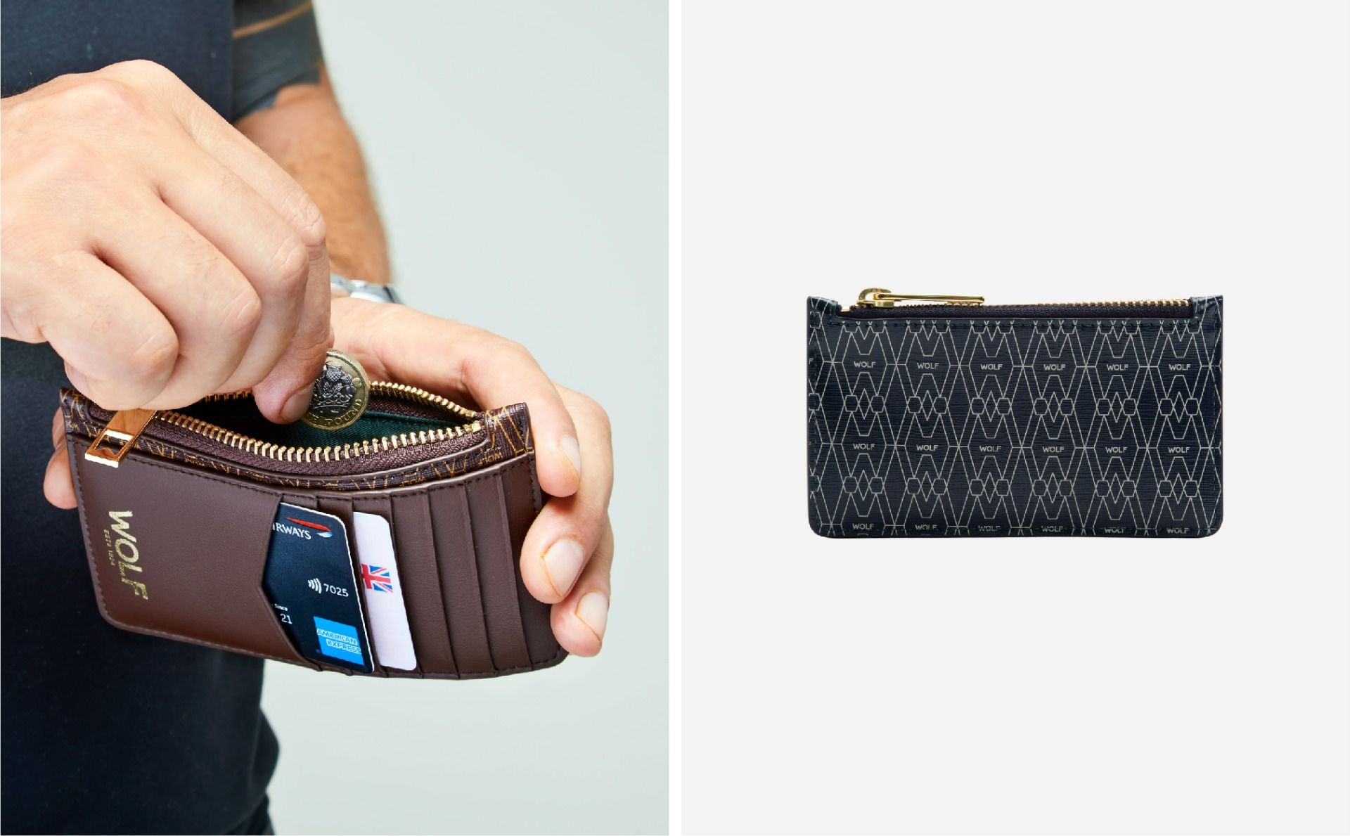 Signature Zip Case brown