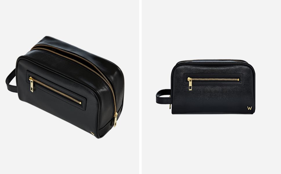 W Washbag black