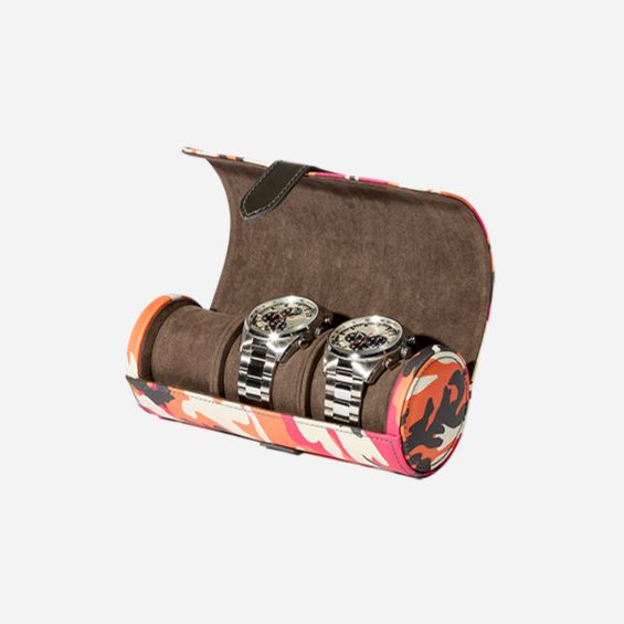 Elements Triple Watch Roll with Capsule water