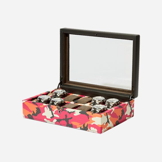 Elements 10 Piece Watch Box water