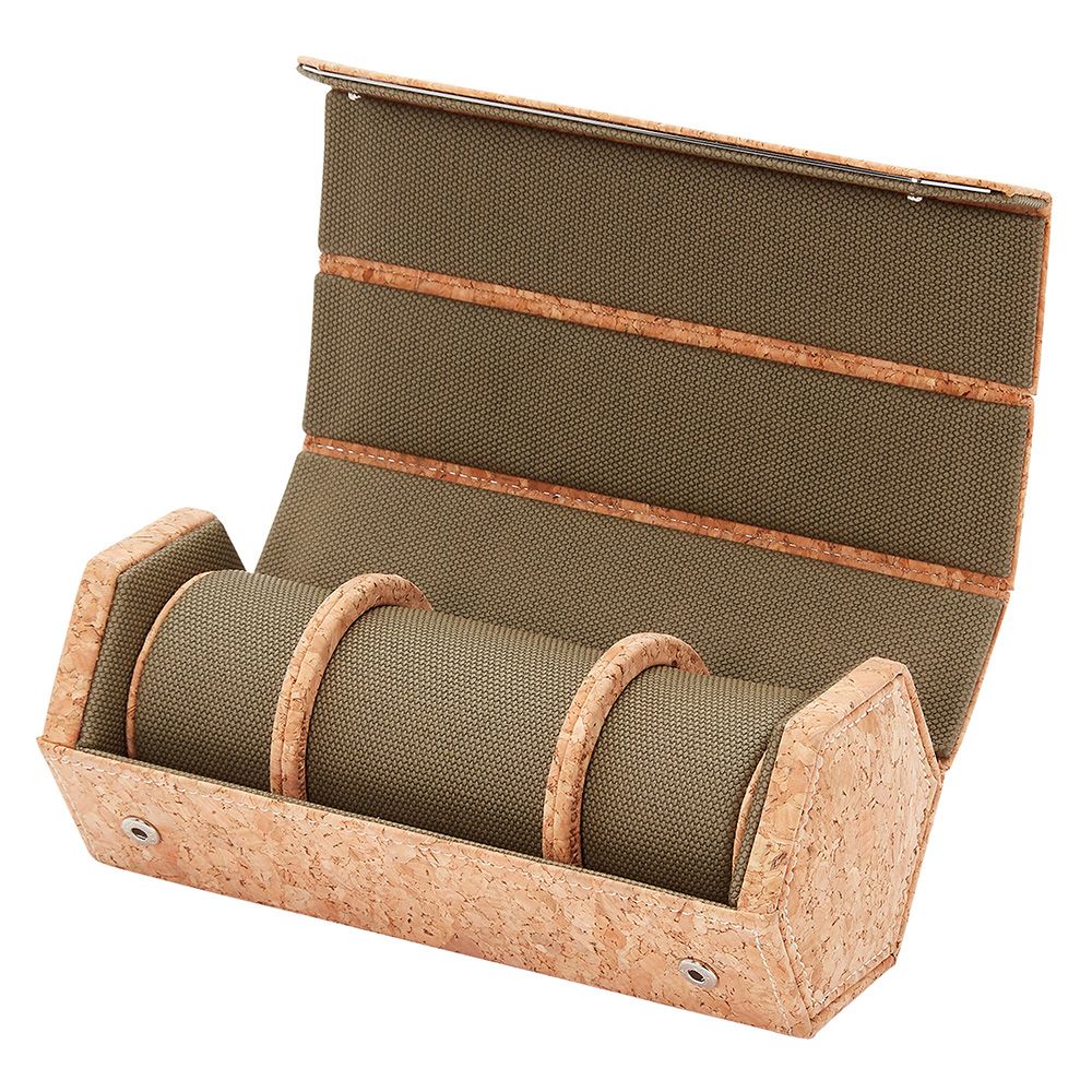 Cortica Triple Hexagon Watch Roll With Capsule cork 5 Cortica Triple Hexagon Watch Roll With Capsule cork