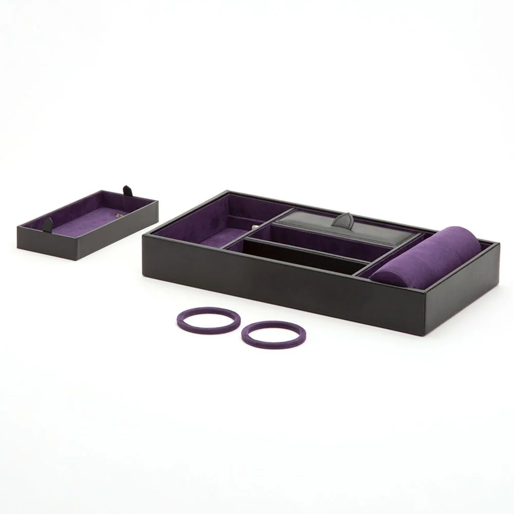 Blake Valet Tray With Cuff blackpurple 12 Blake Valet Tray With Cuff blackpurple