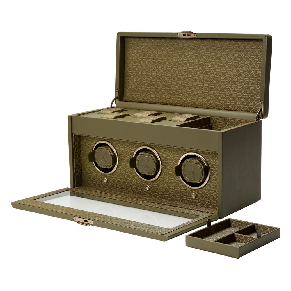 Earth Triple Watch Winder coffee 18 Earth Triple Watch Winder coffee