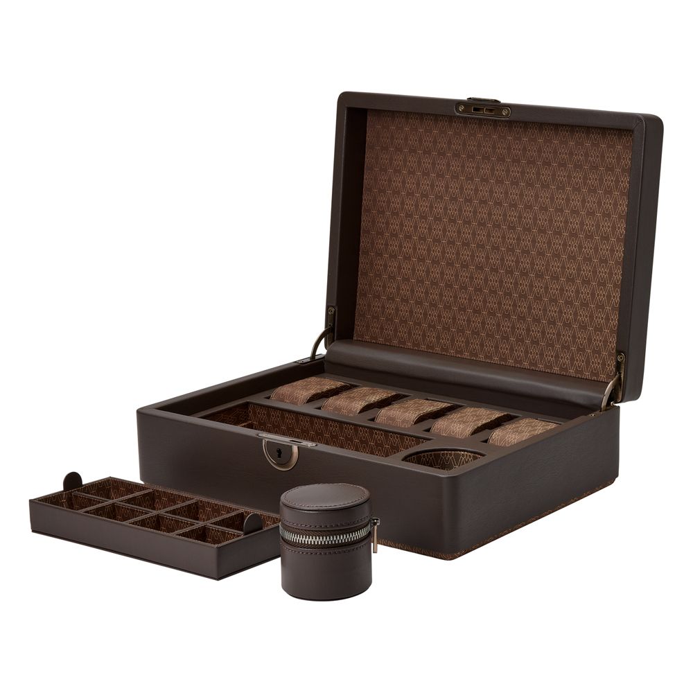 Earth 5 Piece Watch Box with Storage olive 4 Earth 5 Piece Watch Box with Storage olive