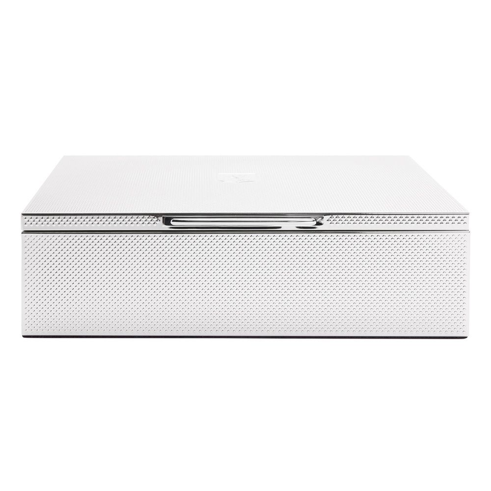 Silver Medium Watch Jewelry and Legacy Box silver