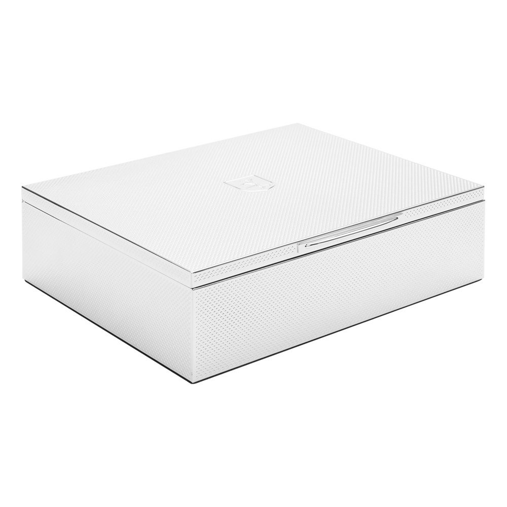 Silver Medium Watch Jewelry and Legacy Box silver