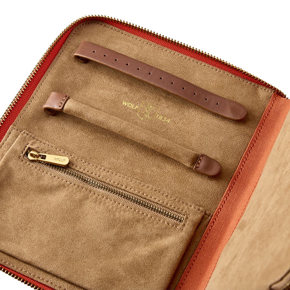 Ida Travel Zip Jewelry Portfolio khaki 8 Ida Travel Zip Jewelry Portfolio khaki