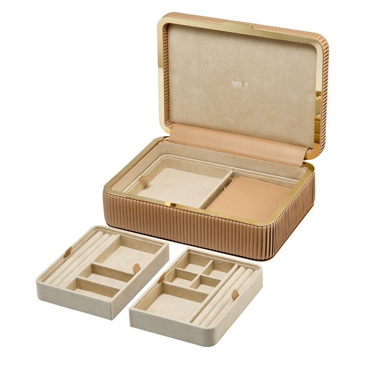 Bella Medium Jewelry Box bordeaux 14 Bella Medium Jewelry Box bone