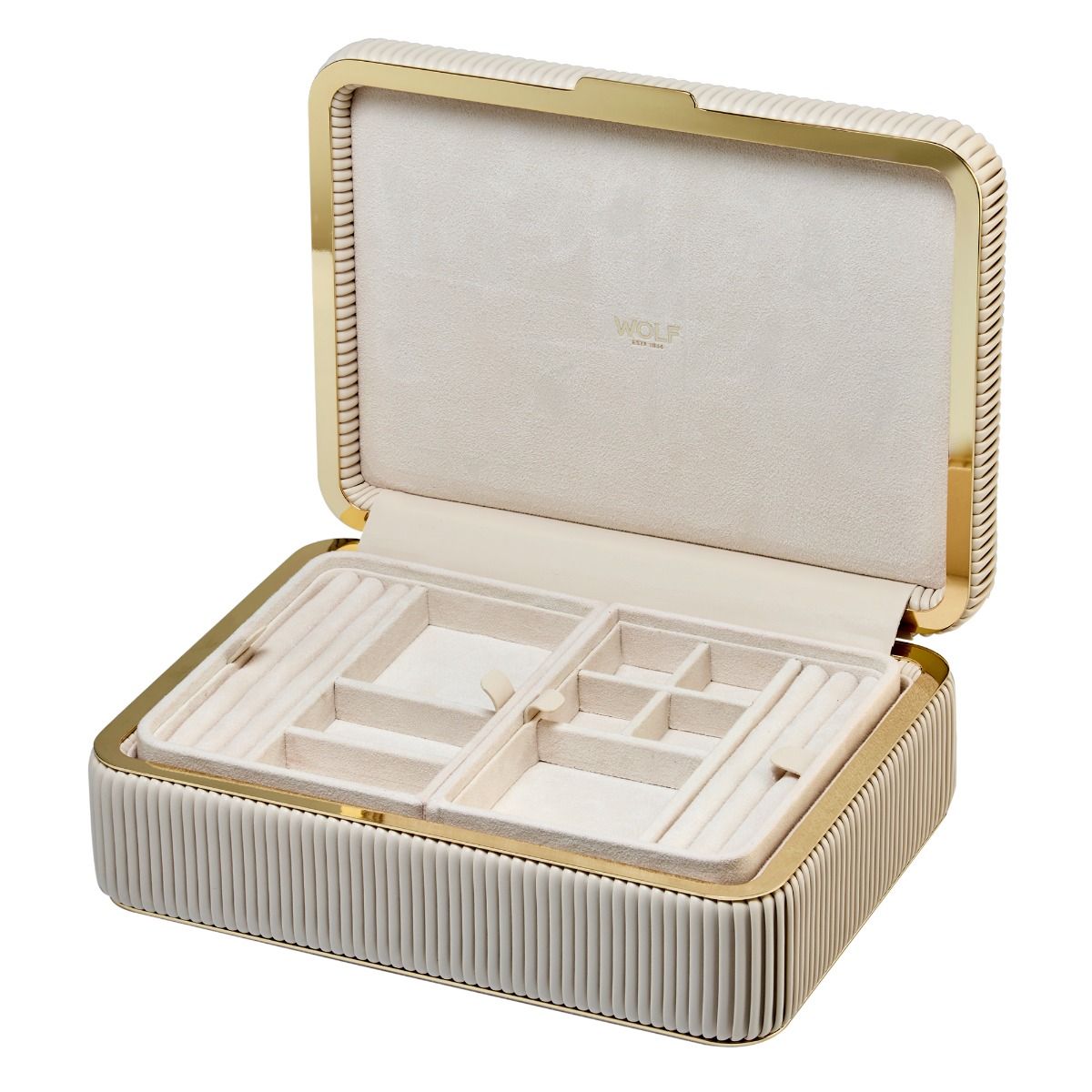 Bella Medium Jewelry Box bone