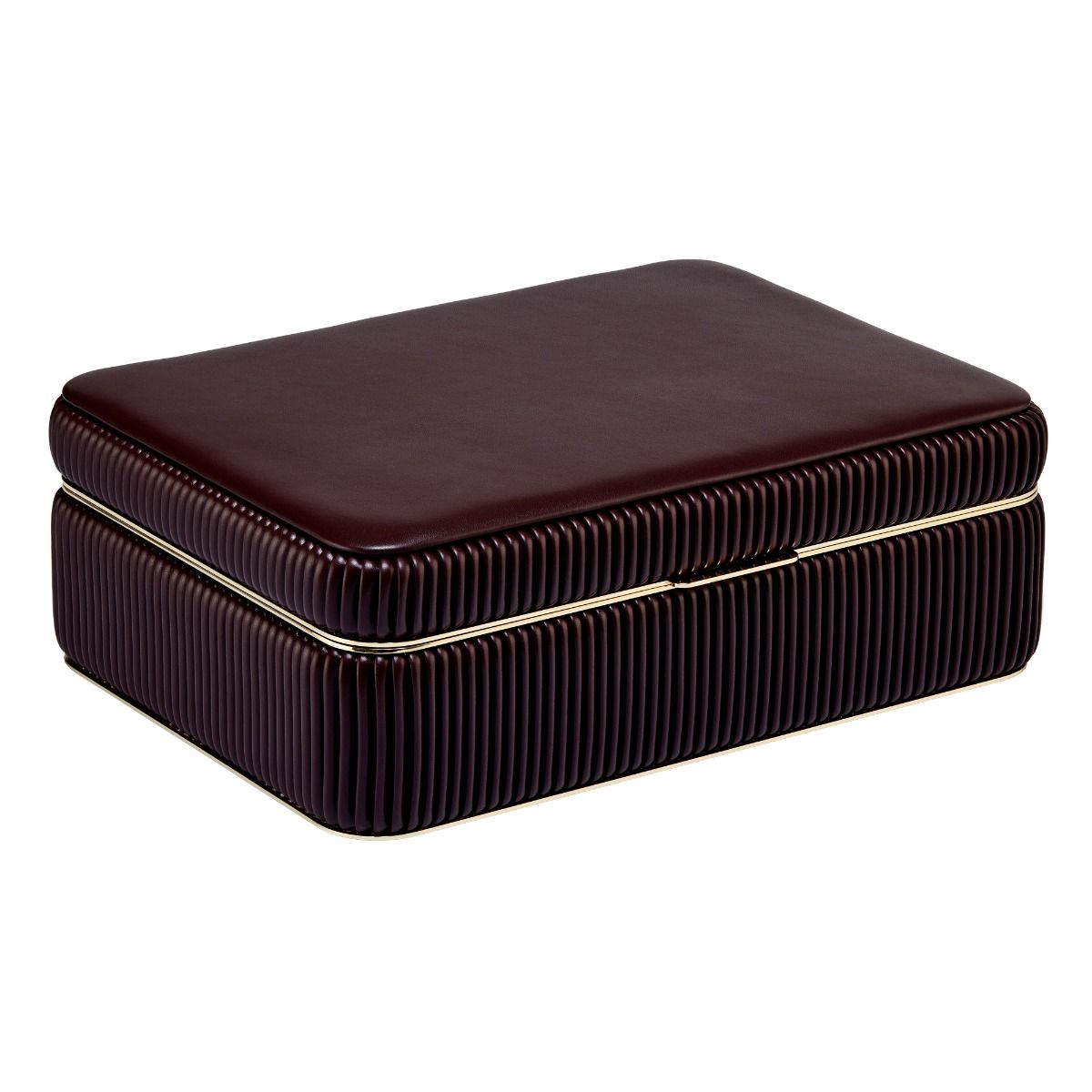 Bella Medium Jewelry Box bordeaux 7 Bella Medium Jewelry Box bone