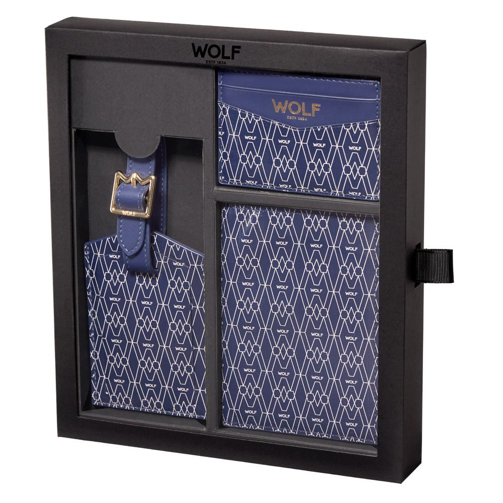 Signature Passport, Card Case & Luggage Tag Gift Set orange 2 Signature Passport, Card Case & Luggage Tag Gift Set blue