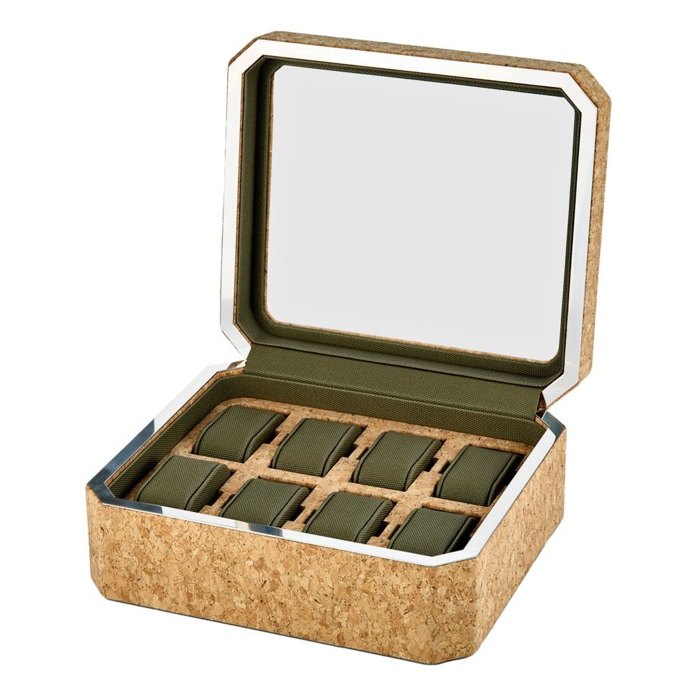 Cortica 8 Piece Watch Box cork