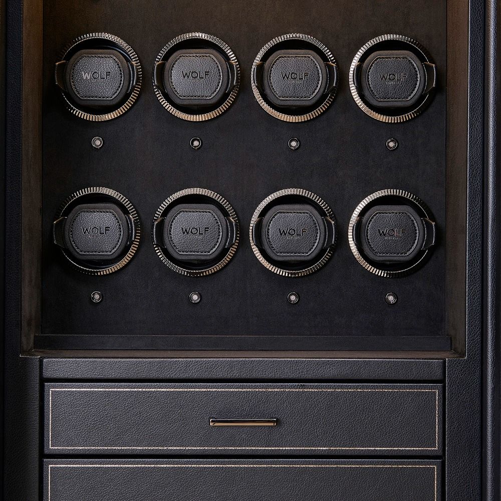 Athos 8 Piece Watch Winder and Jewelry Safe green