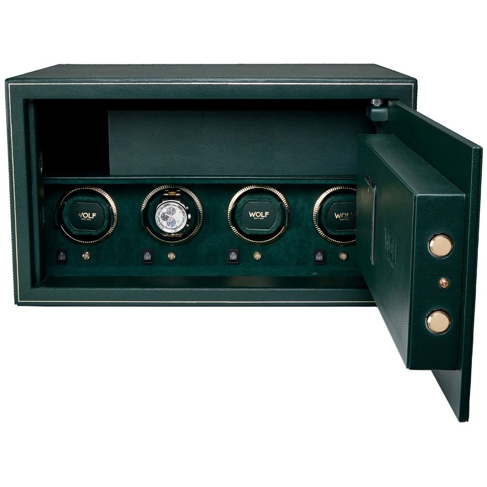 The Den 4 Piece Watch Winder Safe green 10 The Den 4 Piece Watch Winder Safe green
