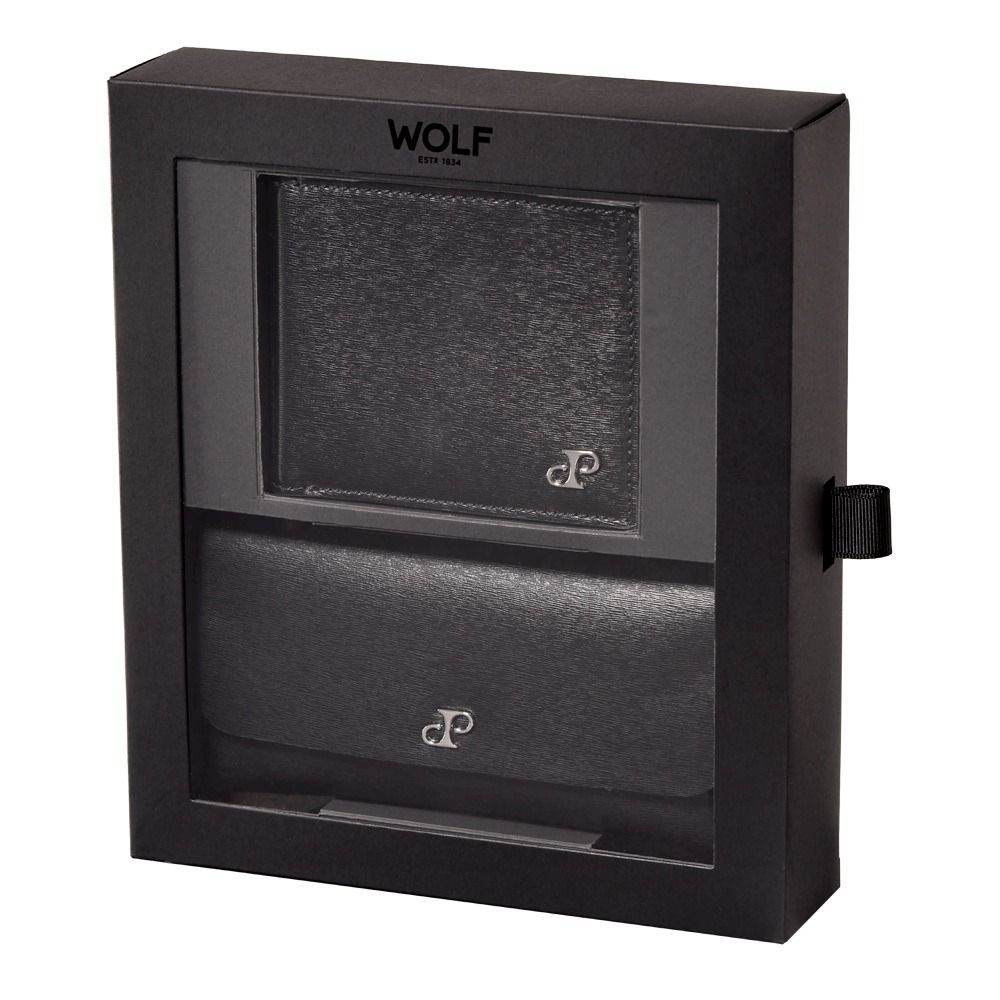 Philipp Billfold & Double Watch Wrap Gift Set black
