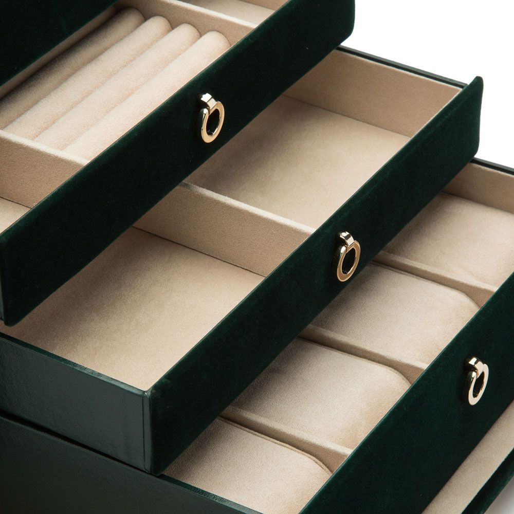 Zoe Large Jewelry Box forestgreen 11 Zoe Large Jewelry Box indigo