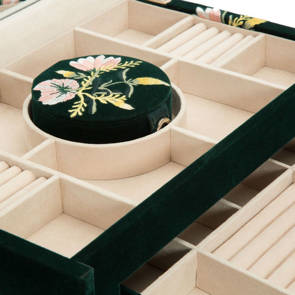 Zoe Large Jewelry Box forestgreen 12 Zoe Large Jewelry Box indigo