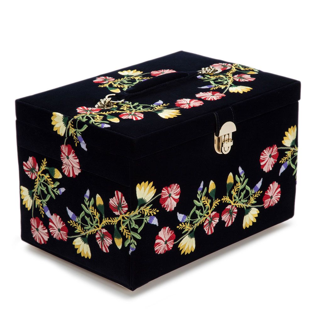 Zoe Large Jewelry Box forestgreen 2 Zoe Large Jewelry Box indigo