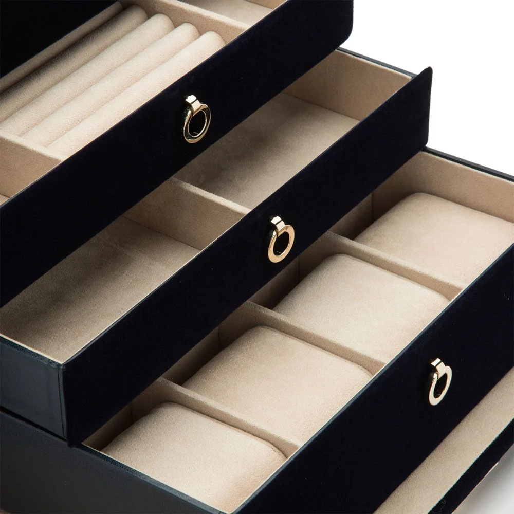 Zoe Large Jewelry Box forestgreen 5 Zoe Large Jewelry Box indigo