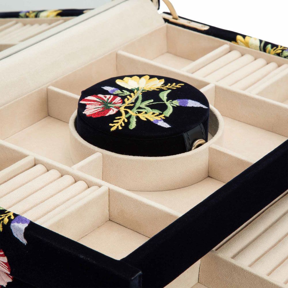 Zoe Large Jewelry Box forestgreen 6 Zoe Large Jewelry Box indigo