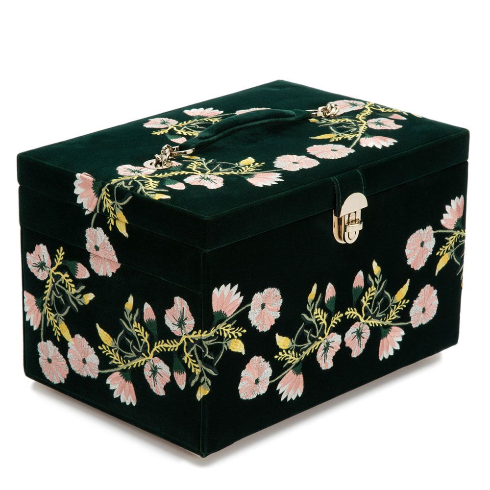 Zoe Large Jewelry Box forestgreen 8 Zoe Large Jewelry Box indigo