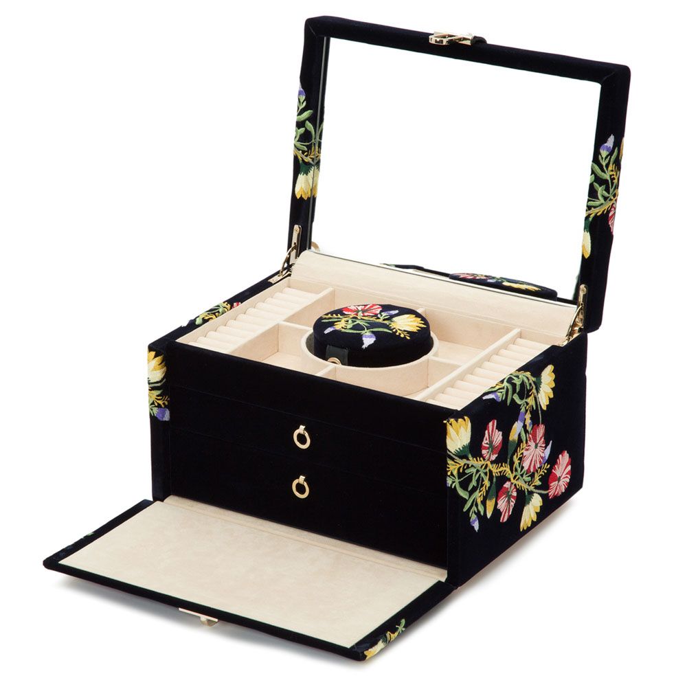 Zoe Medium Jewelry Box forestgreen