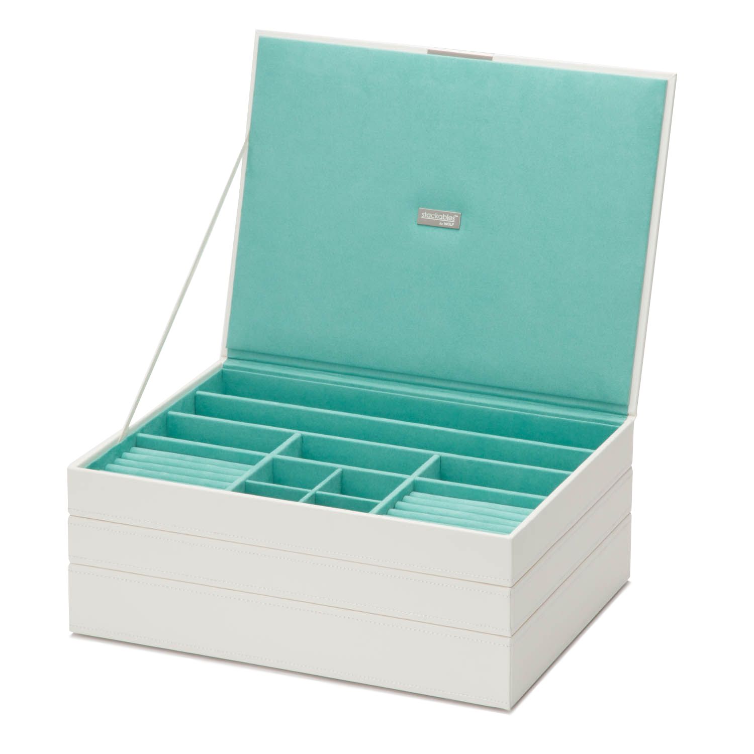 Large Stackable Tray Set stackablesnavy