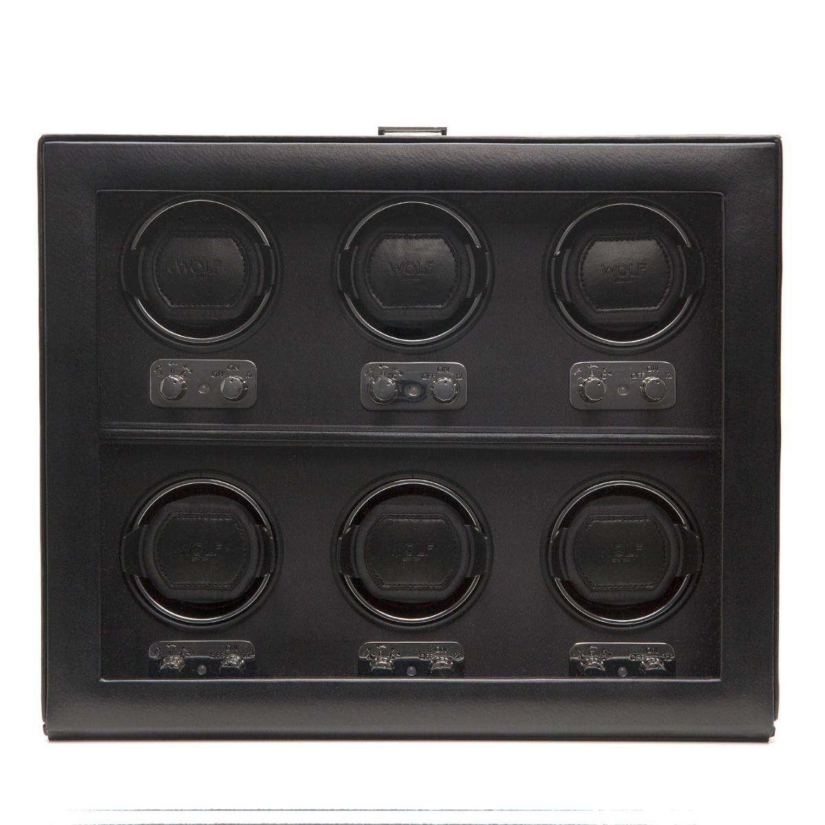 Heritage 6 Piece Watch Winder black
