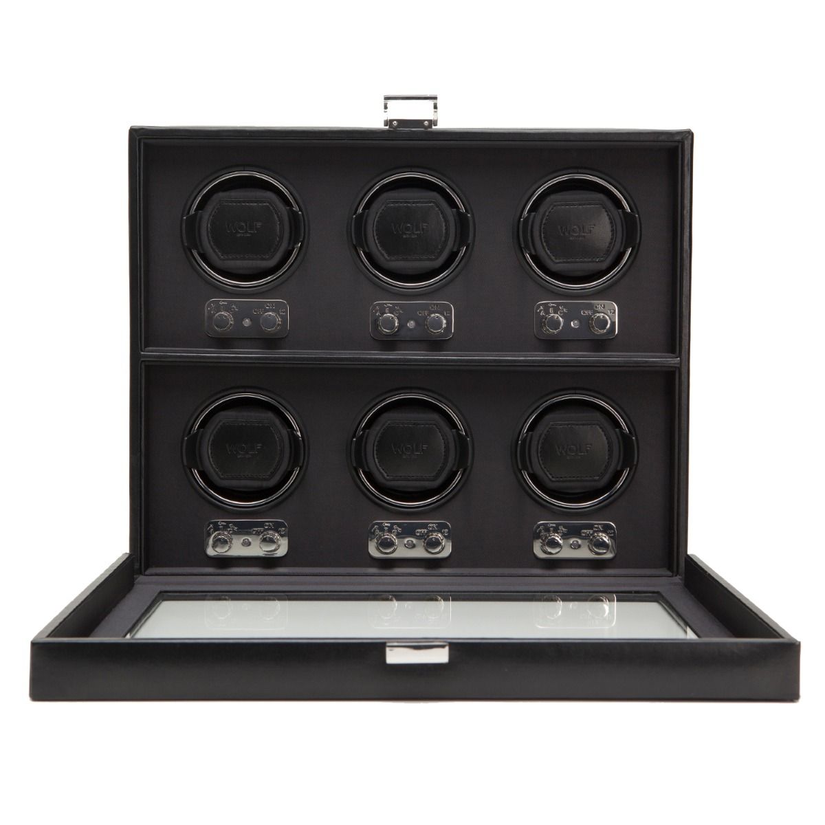 Heritage 6 Piece Watch Winder black