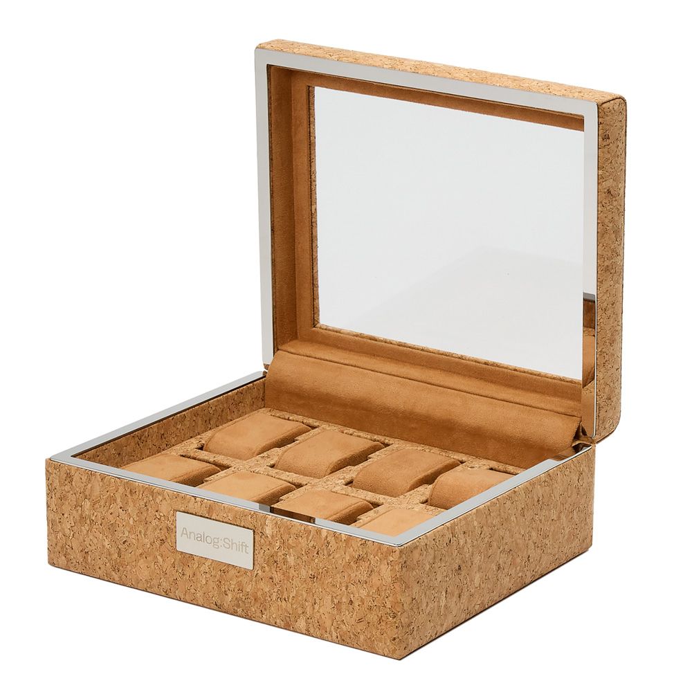 Analog/Shift 1976 Collection 8 Piece Watch Box analog-shiftcork 4 Analog/Shift 1976 Collection 8 Piece Watch Box analog-shiftcork