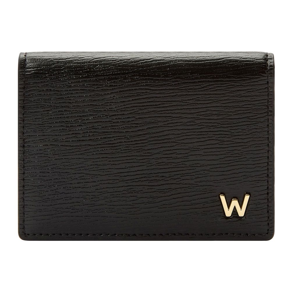 W Gusset Card Case black