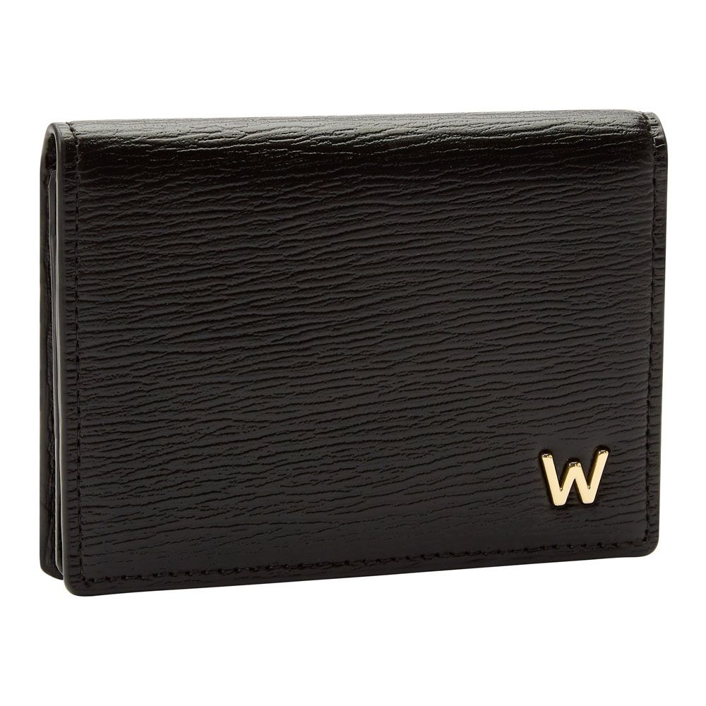 W Gusset Card Case black
