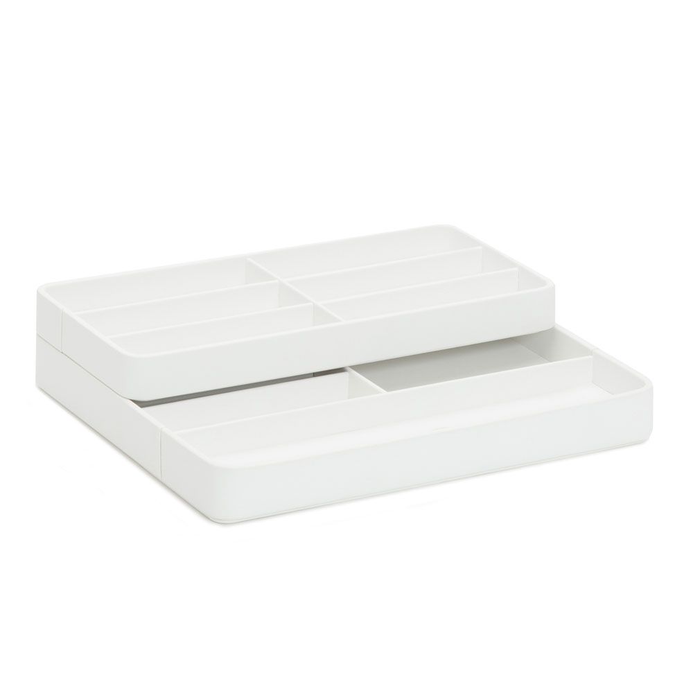 Watch Valet with Strap Tray for Apple Watch white